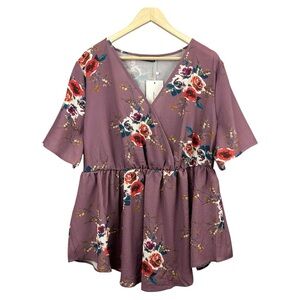 NWT BloomChic Floral Blouse Plus Size 18 to 20